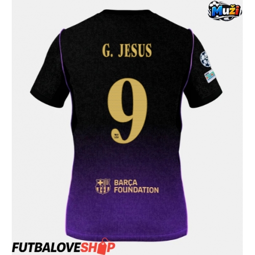 Dres Barcelona Gabriel Jesus #9 Preč 2026-27 Krátky Rukáv